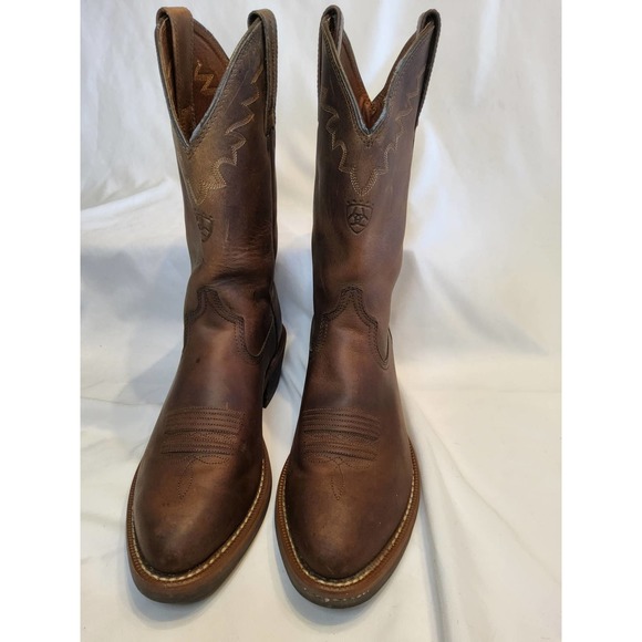 Ariat Other - Ariat Leather Boots Cowboy Western Ranch Brown Men's US 8D #33625